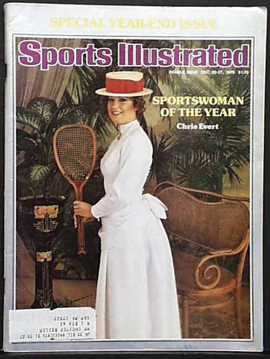 chris evert SI 1976